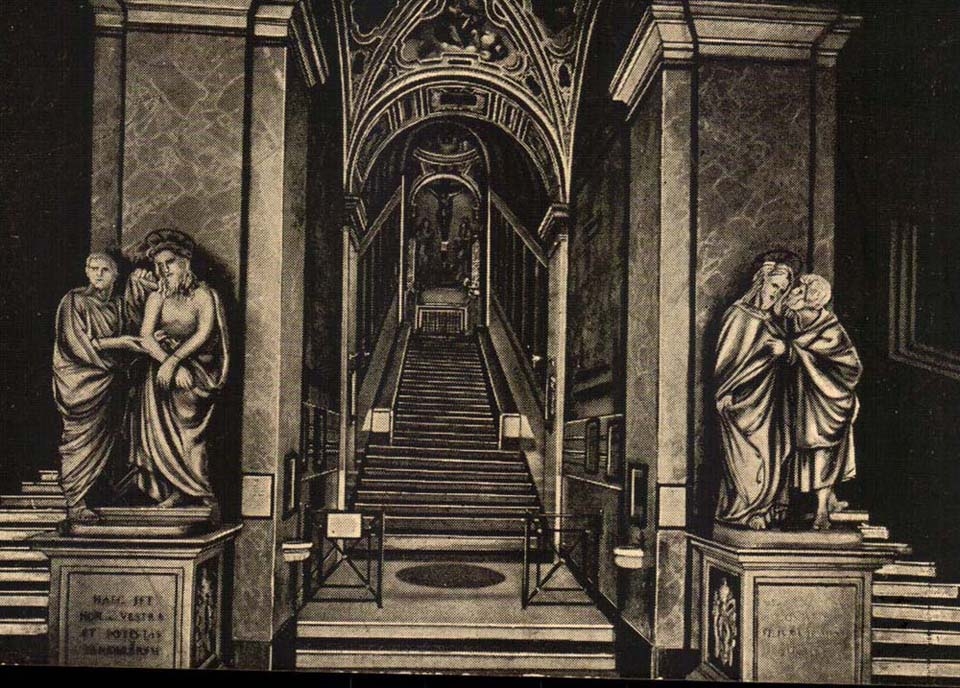 La Scala Italien-Italien Rom CPA Sankt