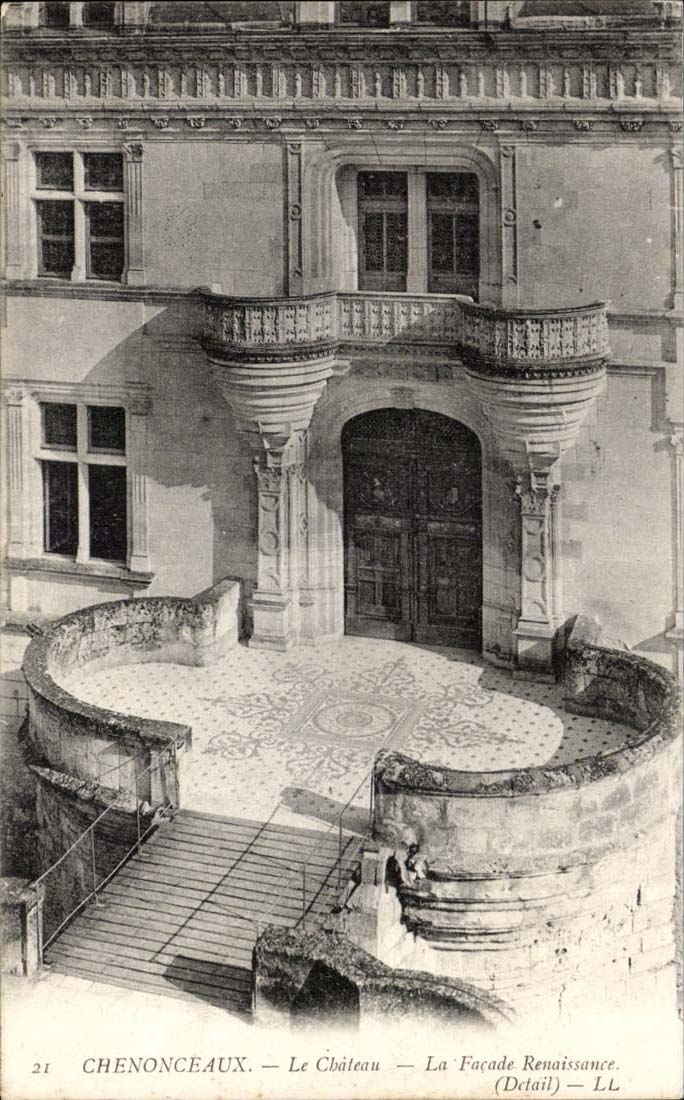 Chenonceaux CPA Le chateau La facade Renaissance