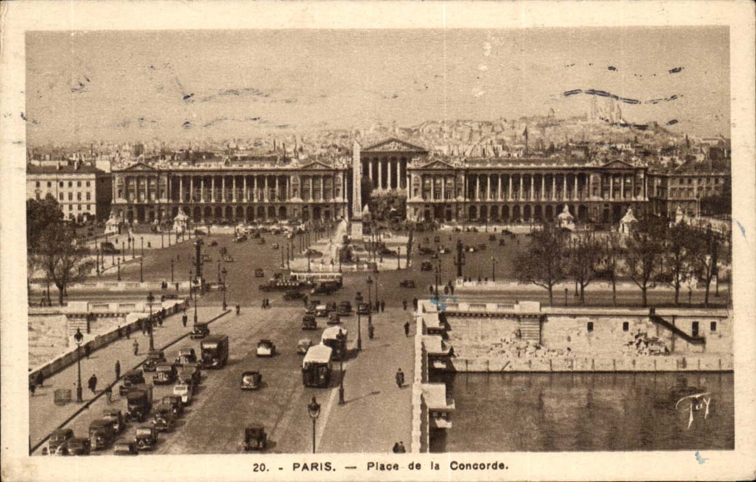 Paris CPA Place de la Concorde