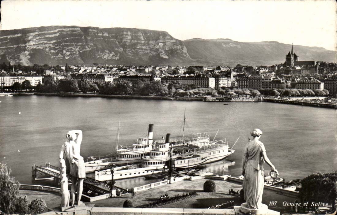Switzerland CPA Geneva (boats)