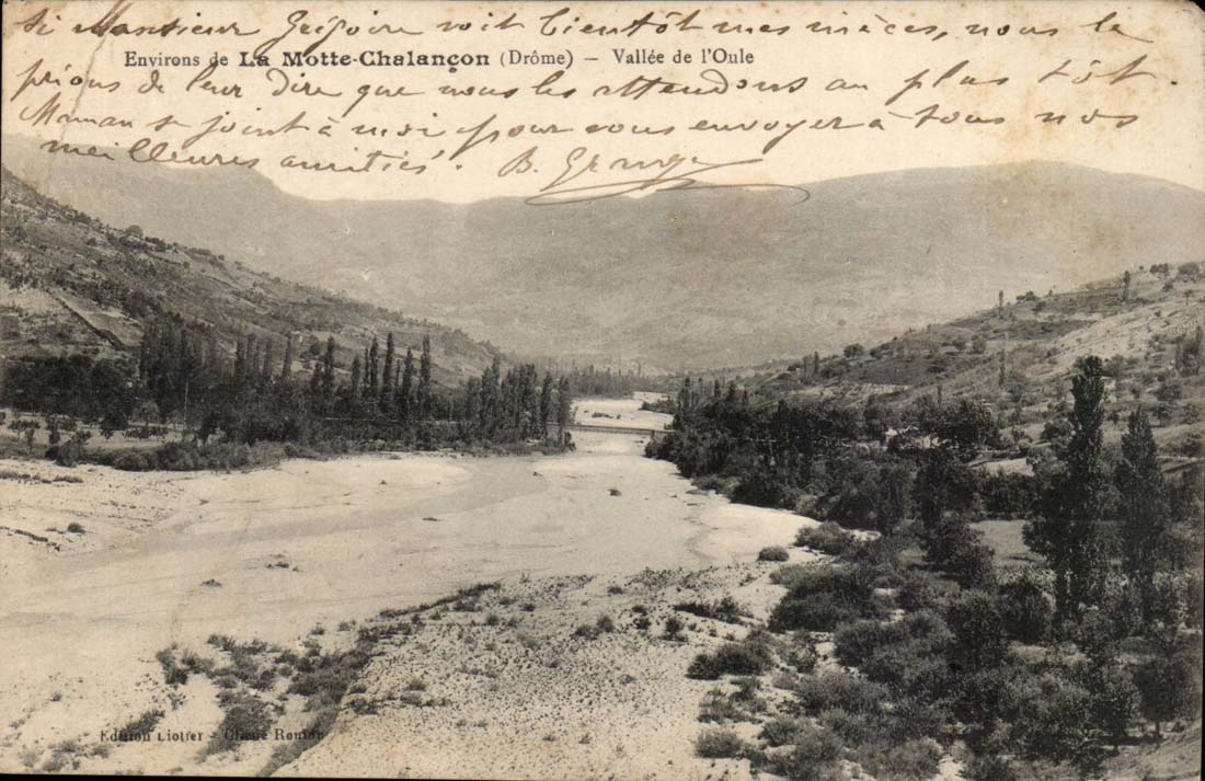 La Motte Chalancon CPA Valley of Oule