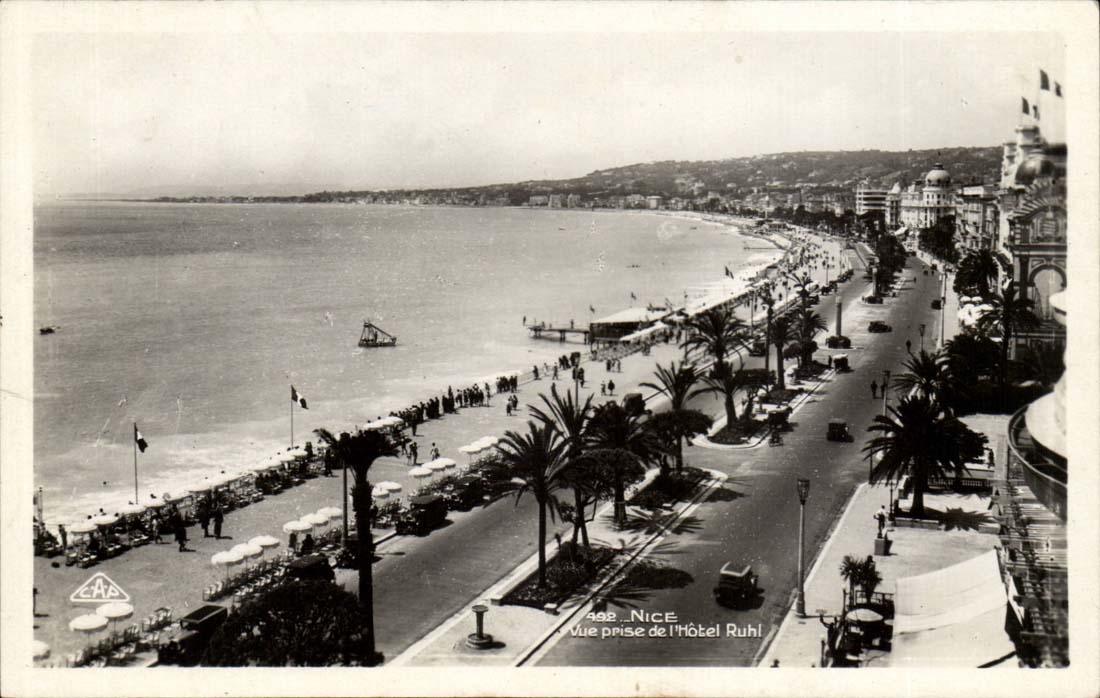 Nice CPA Seen from of the Ruhl hotel