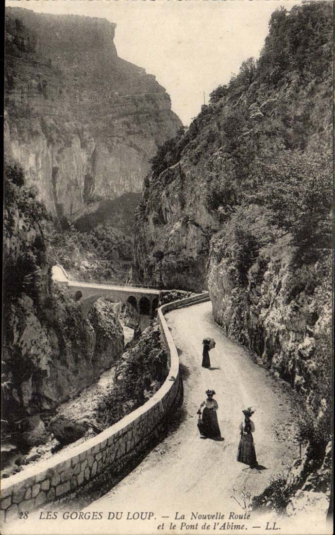 Kehlen des Wolfs CPA die neue Strasse und die Brucke des Abgrundes