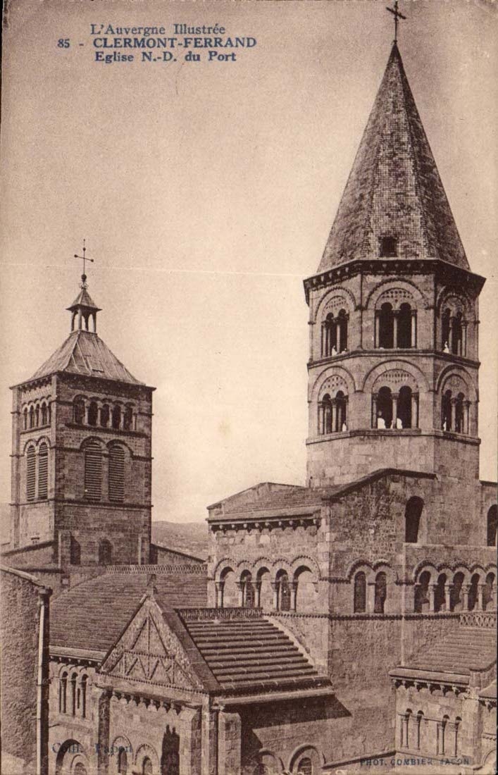 Clermont Ferrand CPA Church ND of the port