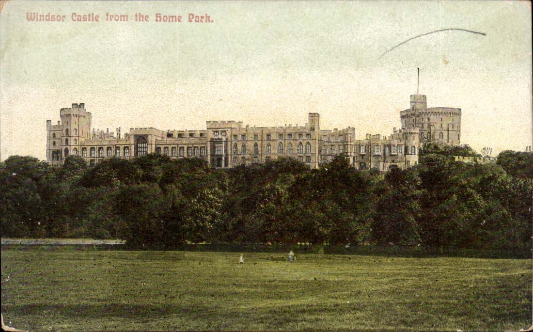 The United Kingdom Windsor CPA Castle from the home park