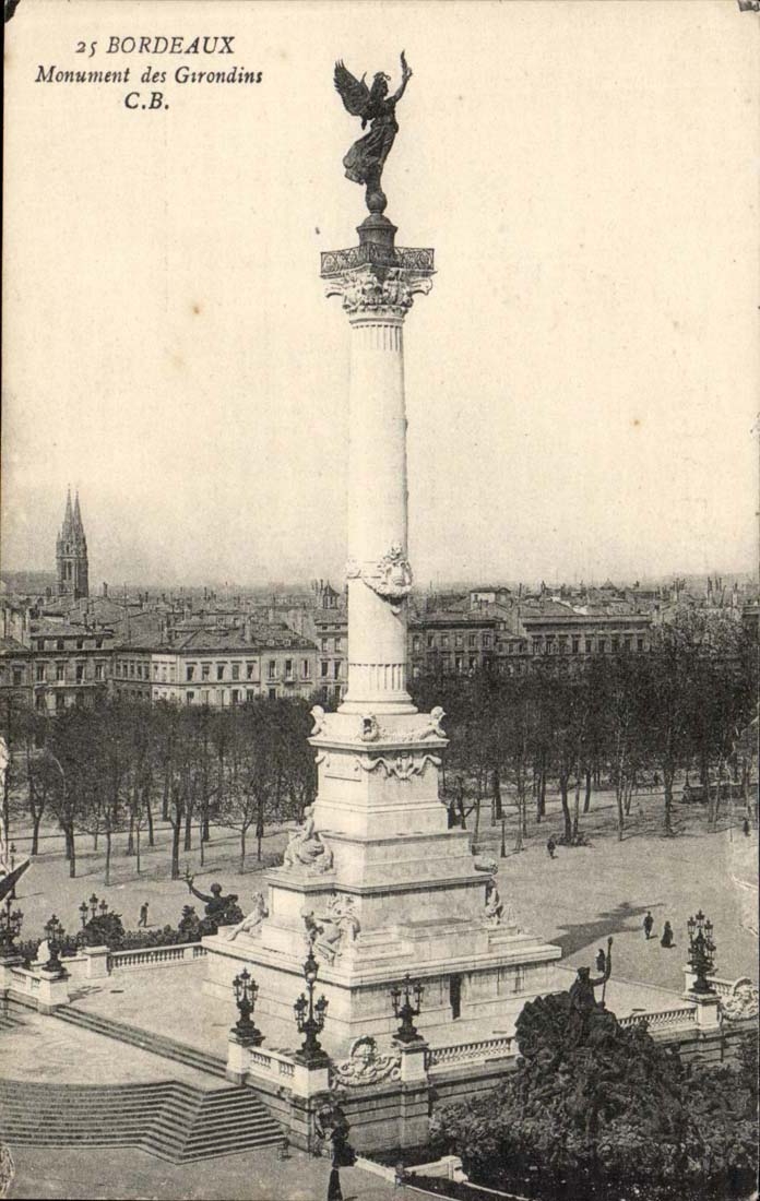 Bordeaux CPA Monument of the Of Gironde ones