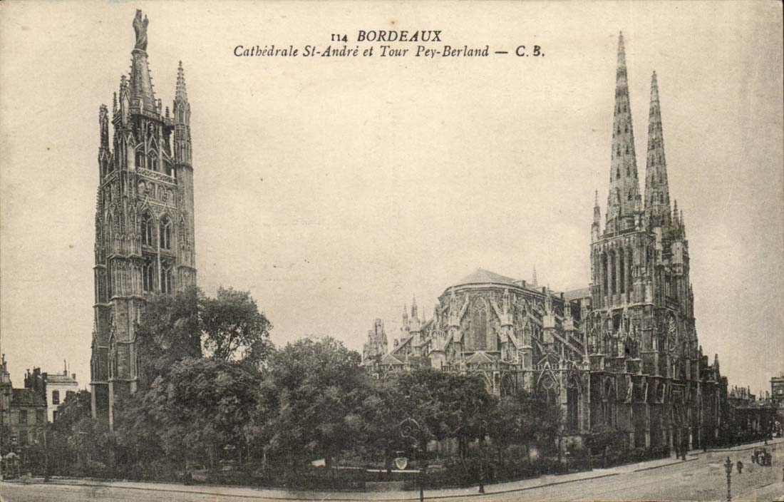 Bordeaux CPA Cathedral St Andre and Turn Pey Berland