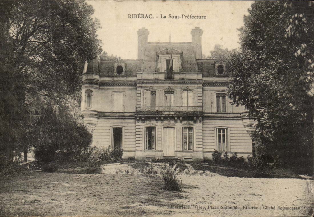 Riberac CPA La sous prefecture