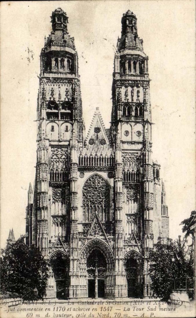 Tours CPA La cathedrale St Gatien