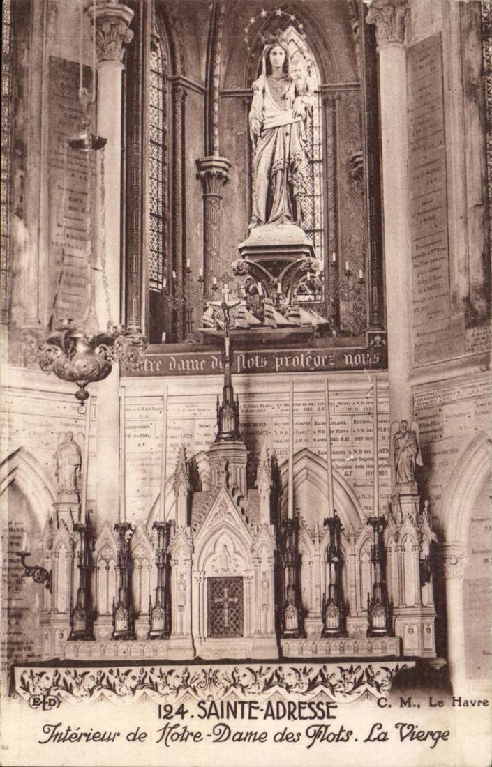 Sainte Adresse CPA Interieur de Notre DAme des Flots La vierge