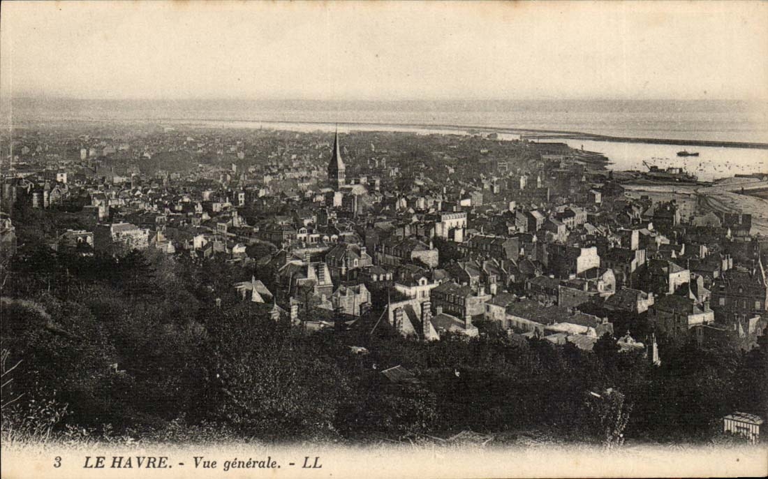 Le Havre CPA Vue generale