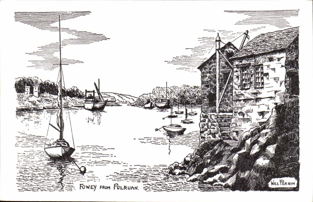 Das Vereinigte Konigreich CPA Fowey von Polruan