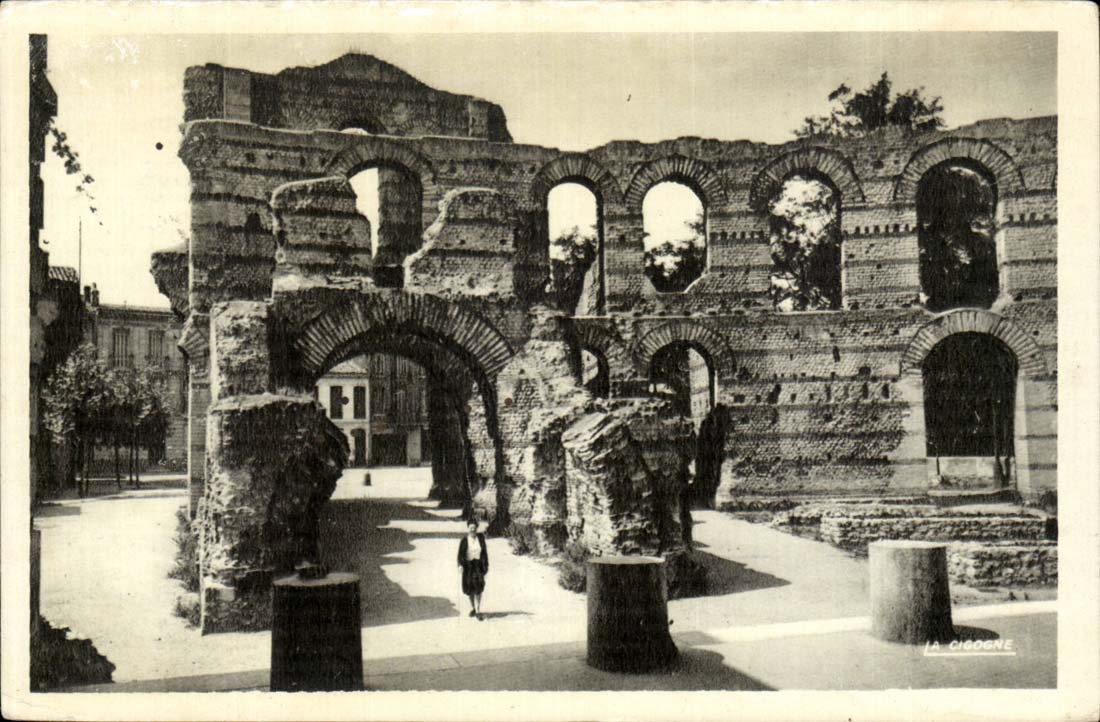 Bordeaux CPA ruins of the Gallien palate