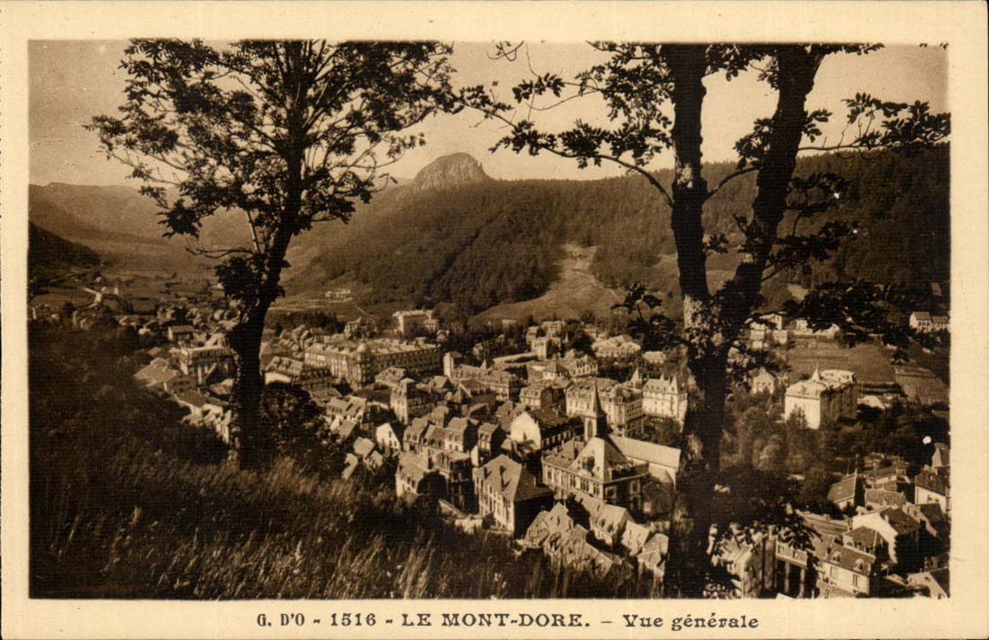 Auvergne CPA G Of O the mount gilds View