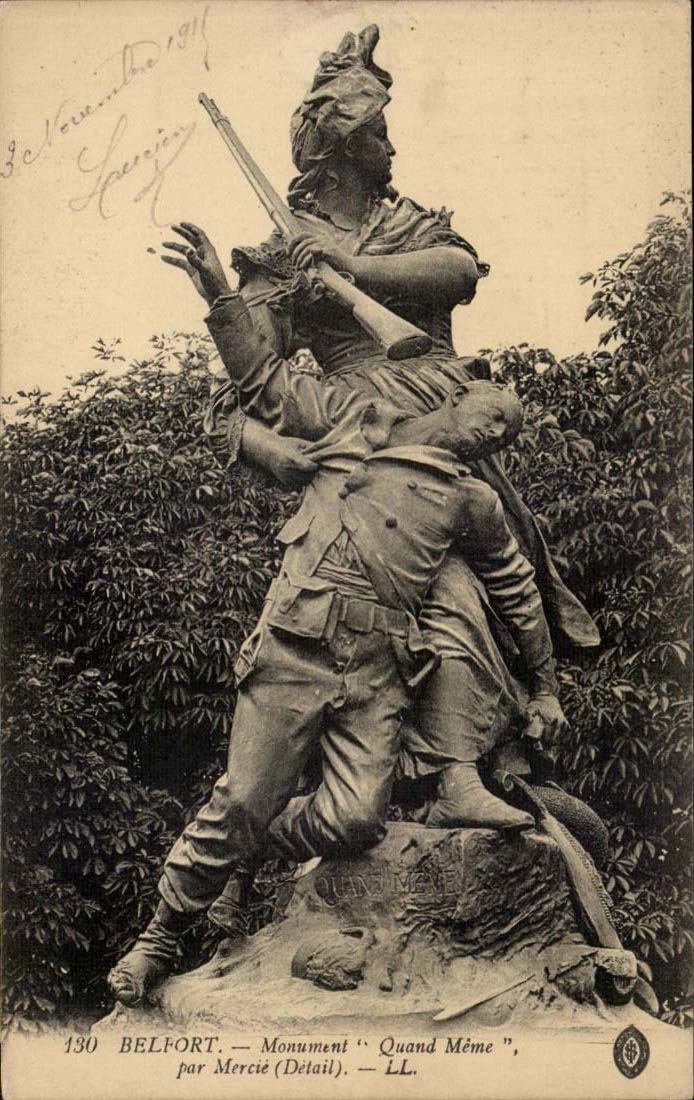 Belfort CPA Monument Nevertheless by mercy (detail)