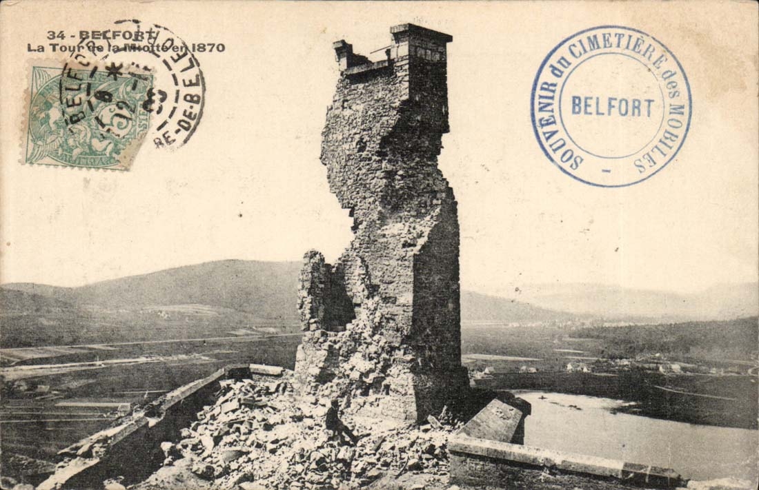 Belfort CPA the tower of the Mound in 1870