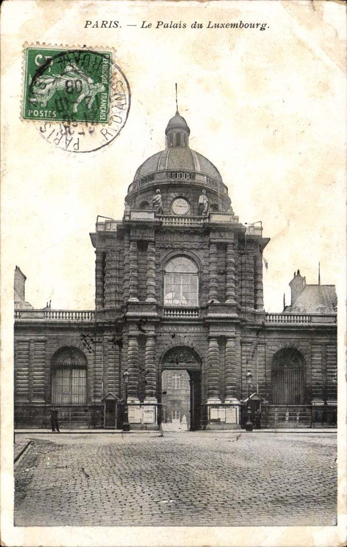 Paris CPA the palate of Luxembourg