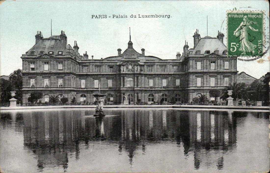 Paris CPA the palate of Luxembourg