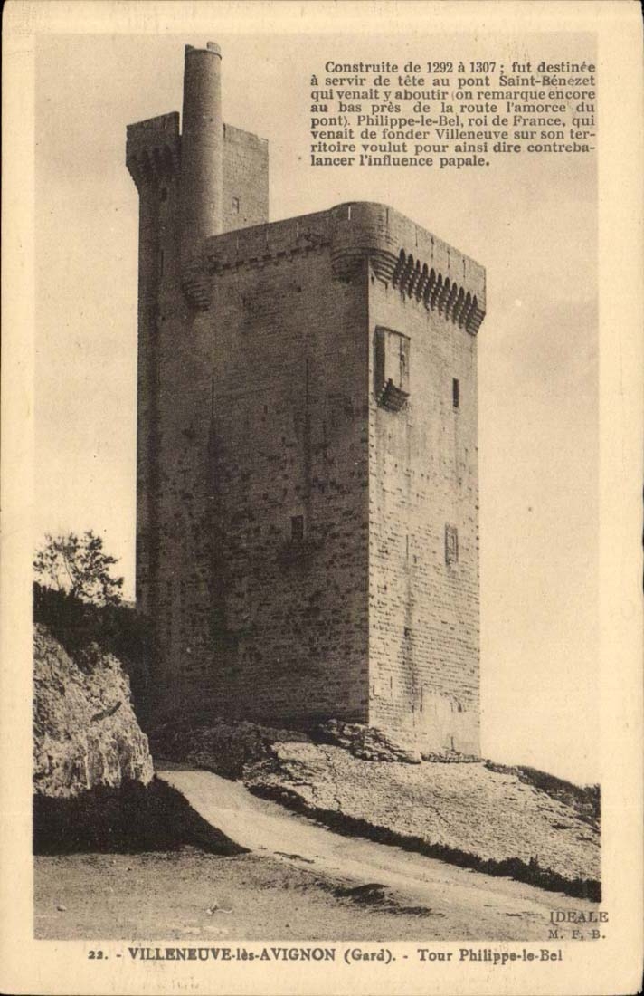 Villeneuve Avignon CPA Philippe Umdrehung das schone
