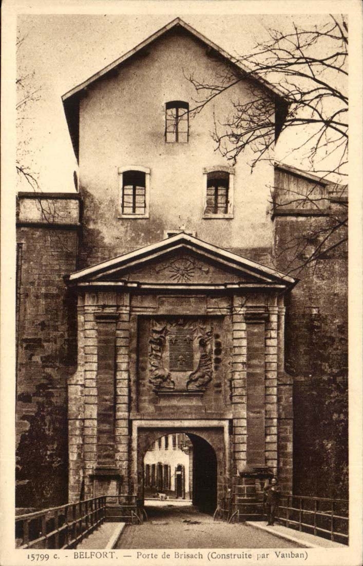 Gatter Belfort-CPA von Brisach (errichtet von Vauban)