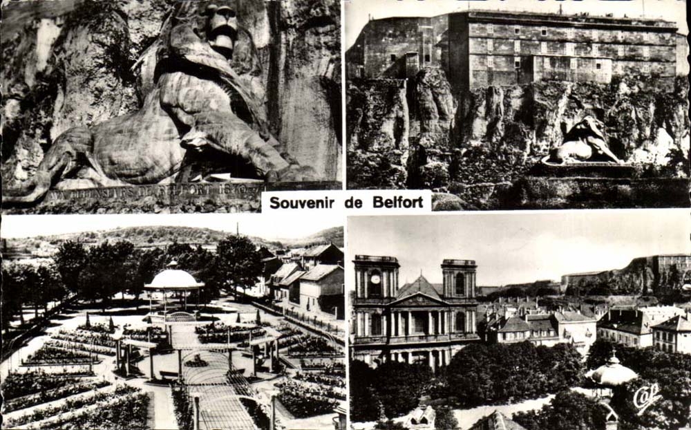 Andenken Rosery Schlosslowe Saint Christophe Belfort-CPA