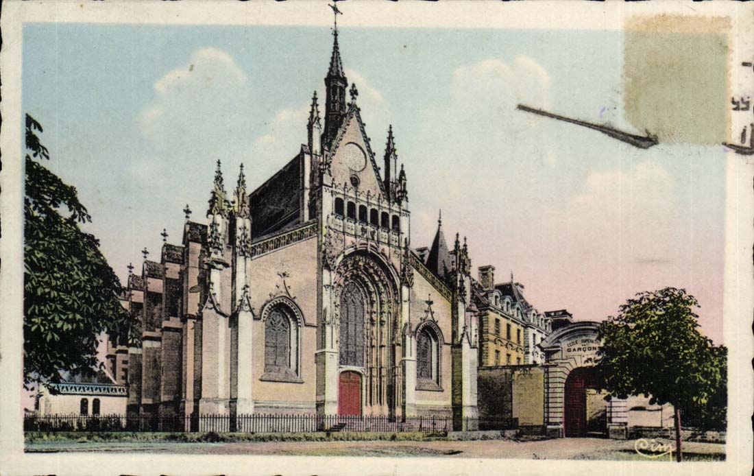 Thouars CPA the holy vault of the castle raised by Gabrielle de Bourbon marries of Louis II of Tremoille