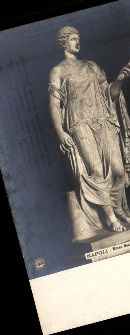 Italy Italia Napoli CPA Museo nazionale Flora