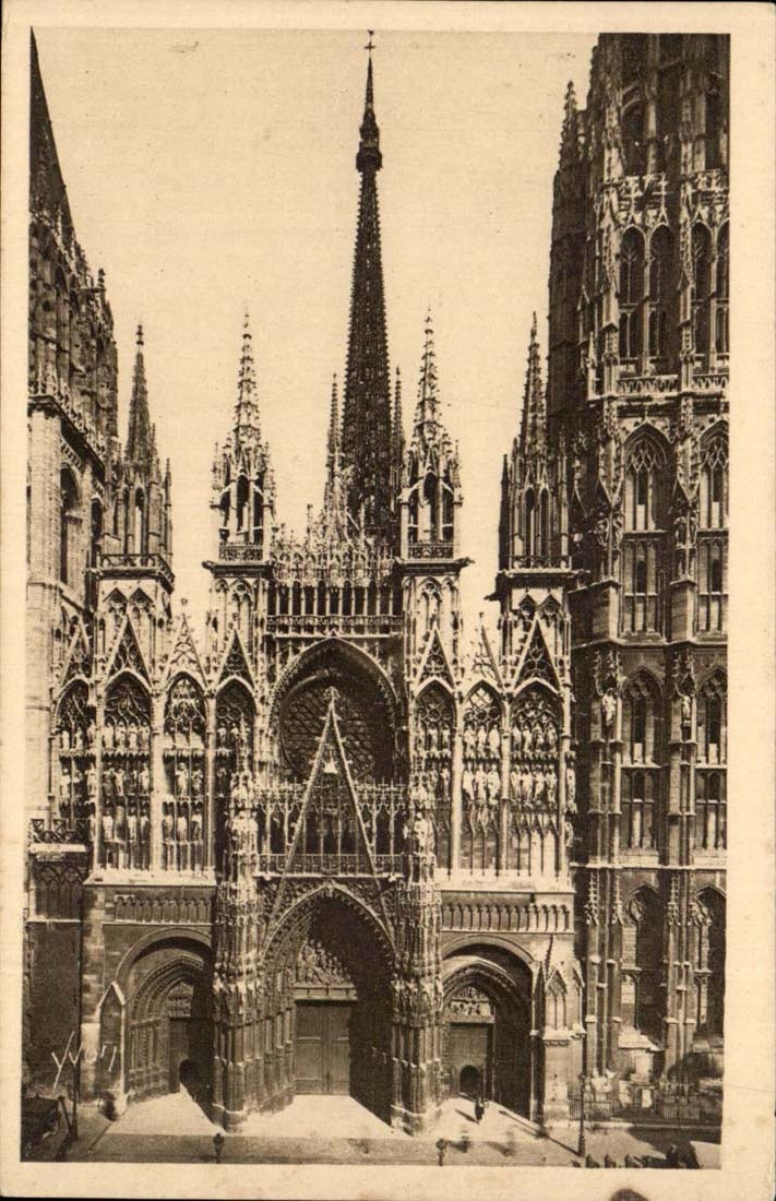 Rouen CPA principal Frontage of the cathedral