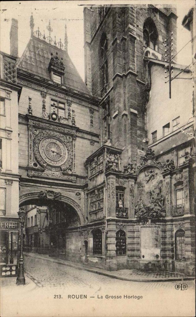 Rouen CPA the large clock