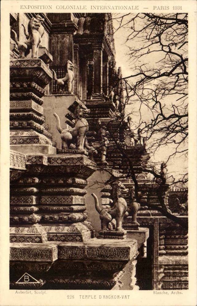 Exposition coloniale internationale Paris 1931 Temple d'Angkor VAt