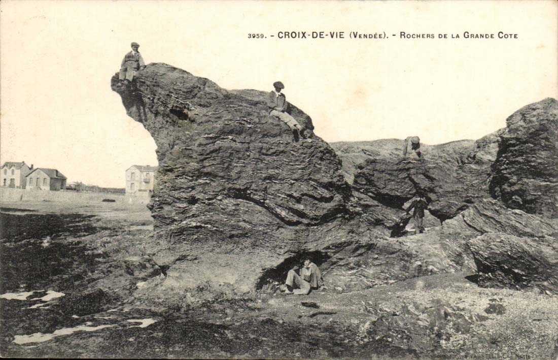 Croix de Vie CPA Felsen des grossen Masses