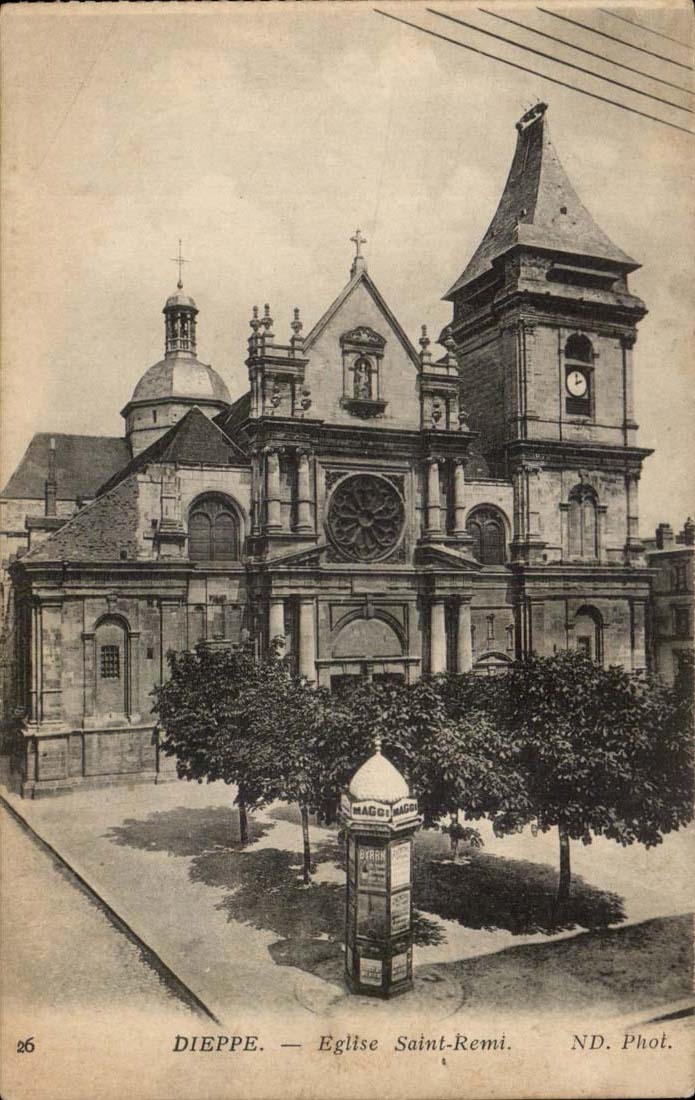 Dieppe CPA Kirche-Saint Remi