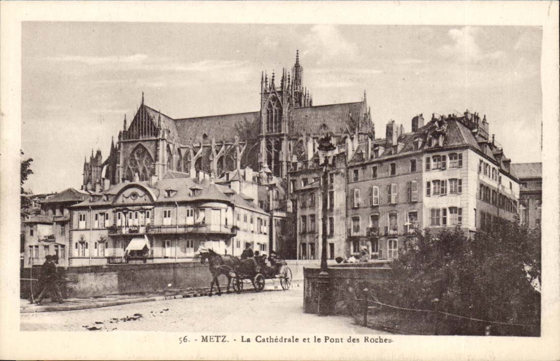 Metz CPA the cathedral and the bridge of the Rocks
