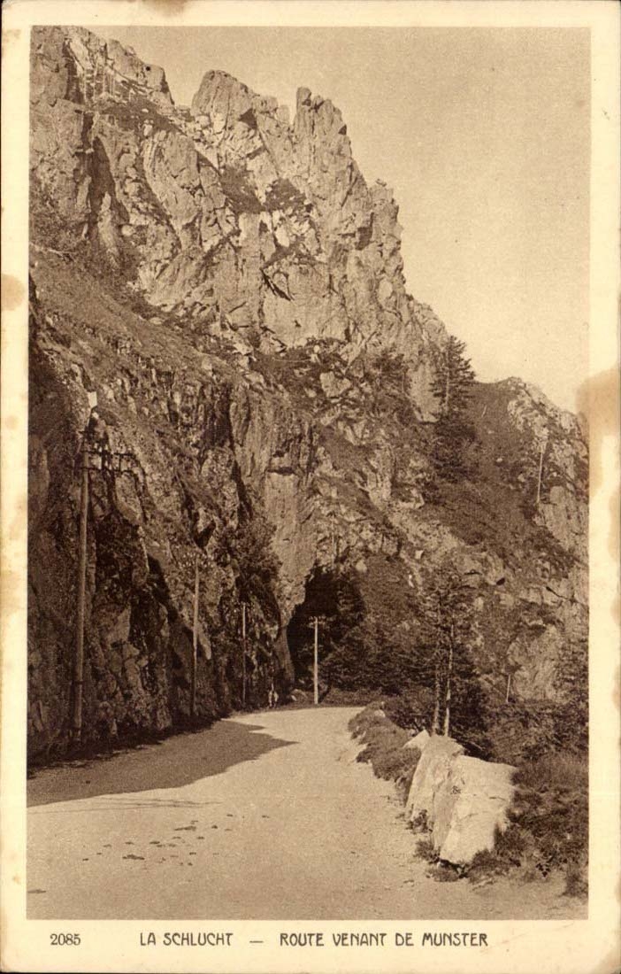 Schlucht CPA Road coming from Munster