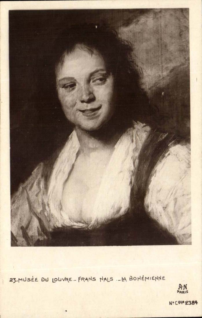 CPA Museum of Louvre Frans Nals the gipsy