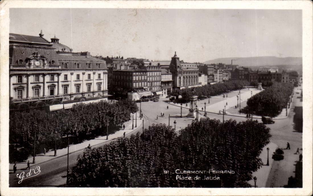 Clermont Ferrand CPA Places of Jaude