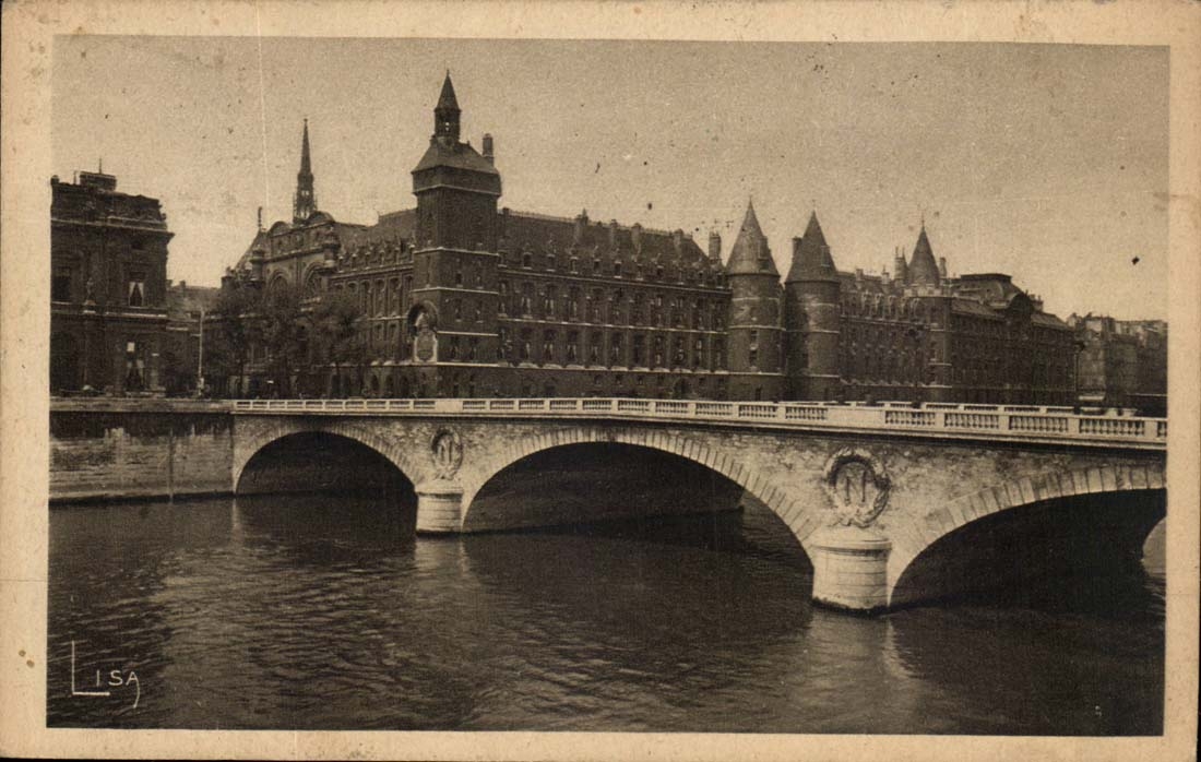 Paris CPA des die Hutte und die Brucke Warters mit dem Austausch