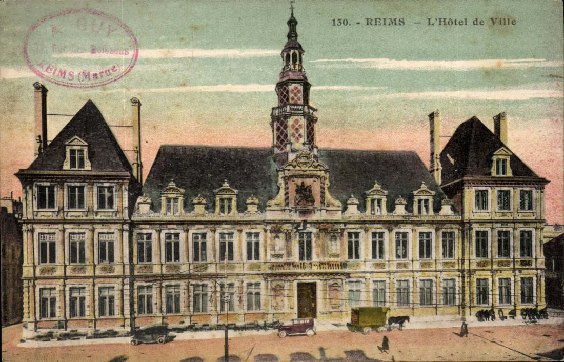 Reims CPA das Rathaus