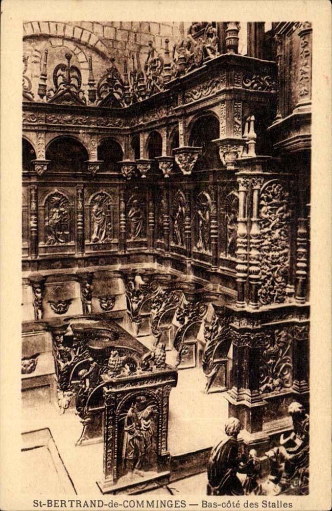 Saint Bertrand de Comminges CPA Bas dimensions stalls