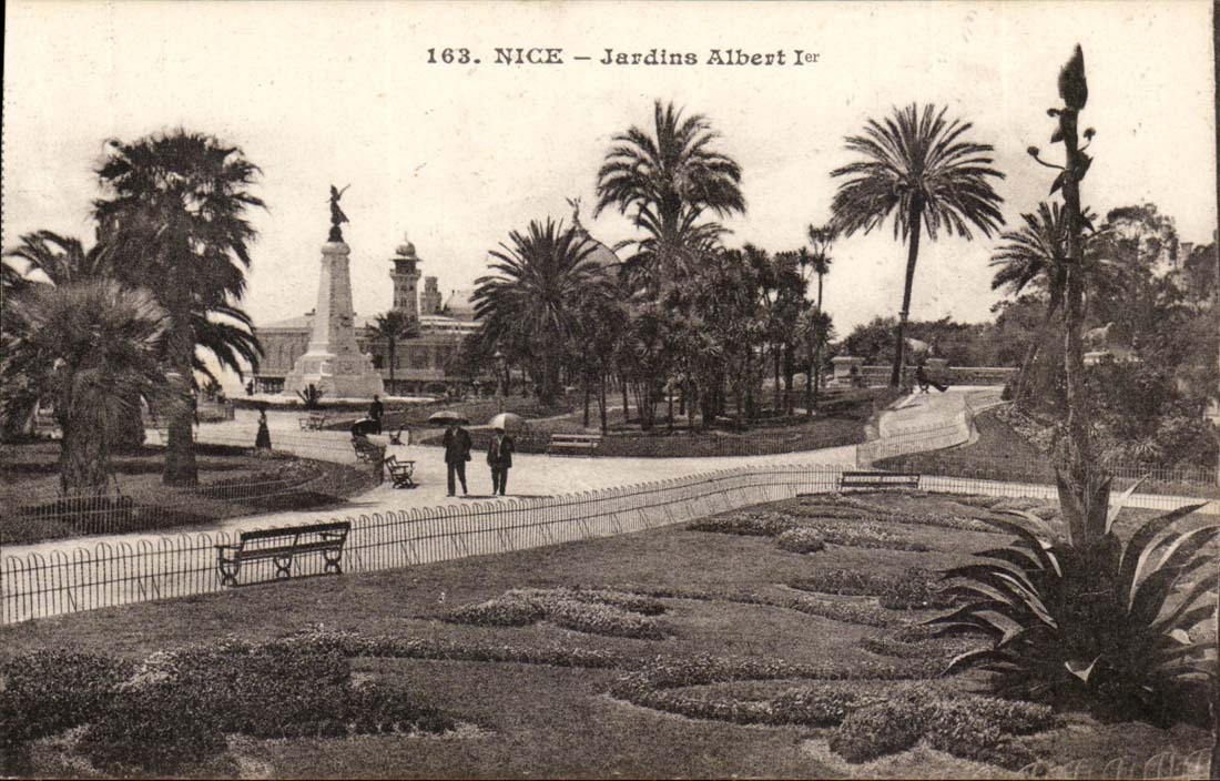 Nice CPA Gardens Albert 1st