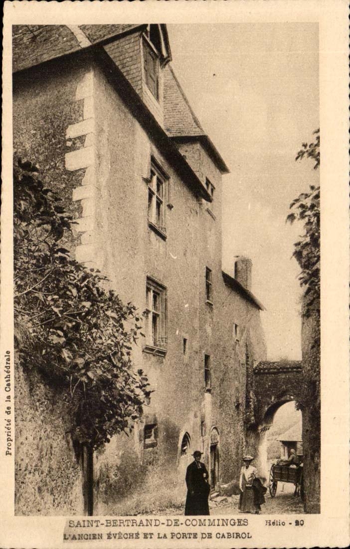 Saint Bertrand de Comminges CPA old the eveche and carries it of Cabirol