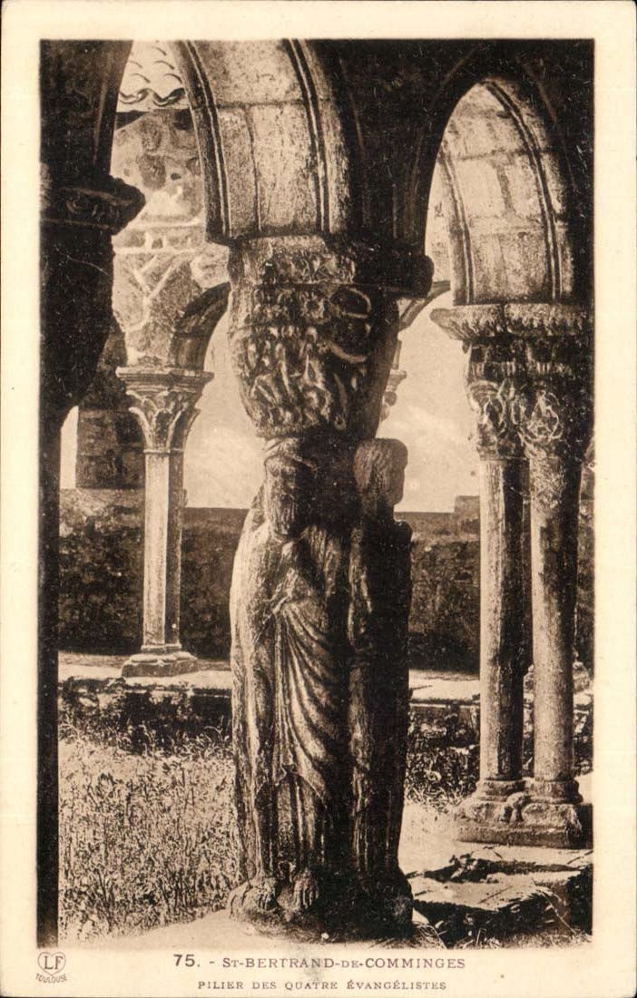 Saint Bertrand de Comminges CPA Pillar of the four evangelists