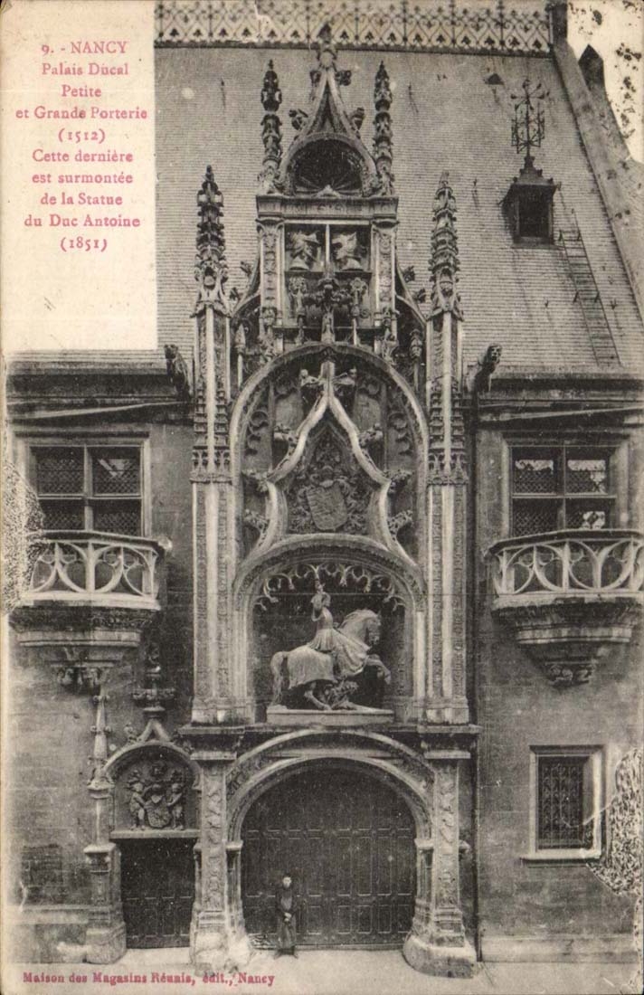 Nancy CPA Palais ducal Petite et grande porterie