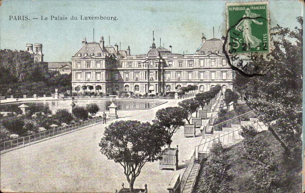 Paris CPA Palate of Luxembourg