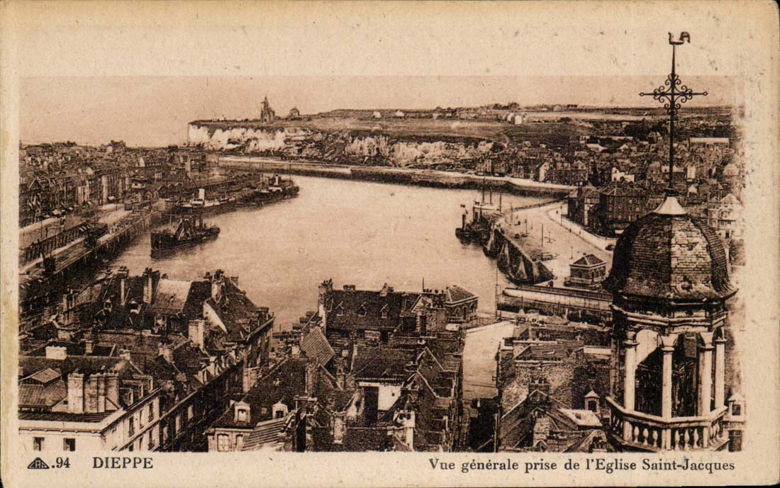 Dieppe CPA die Ansicht Saint vertreten von der Kirche Jacques