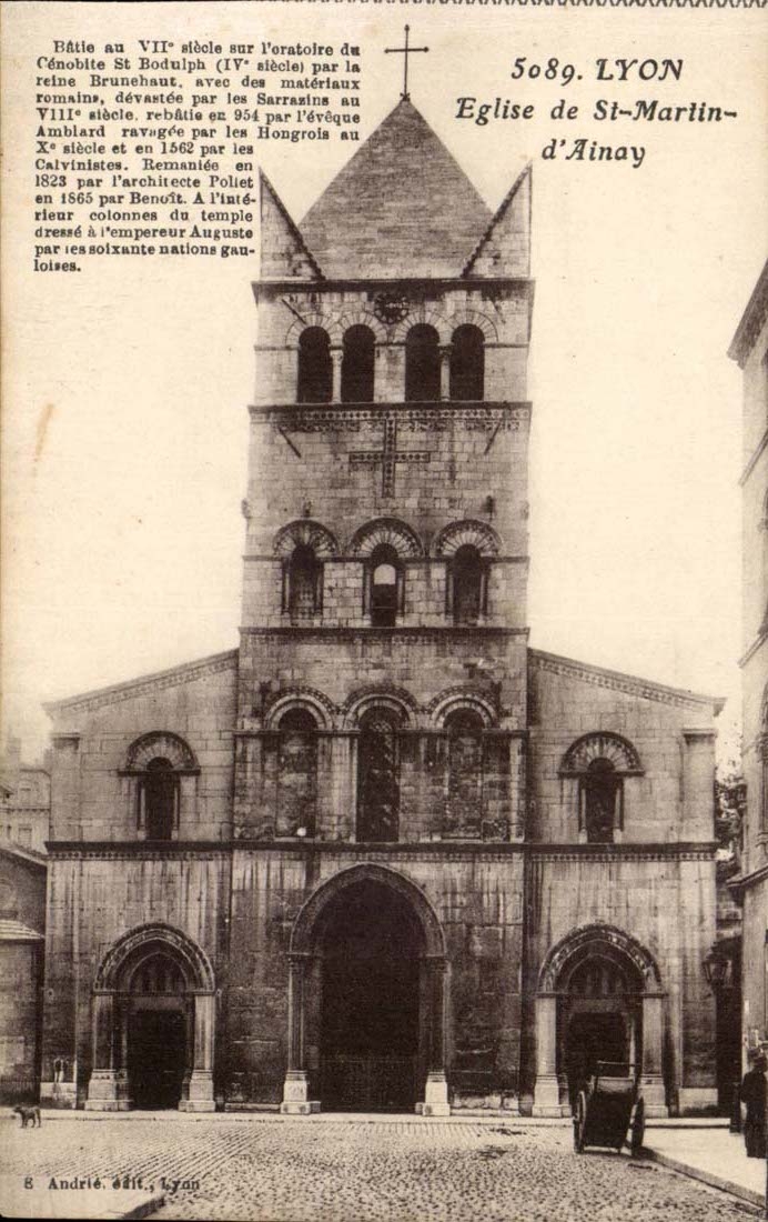 Kirche Lyon-CPA von Str Martin von inay