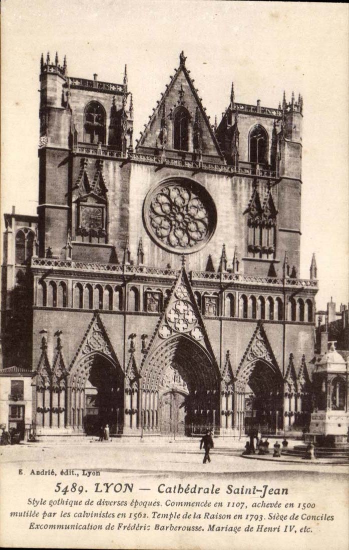 Lyon CPA die Kathedrale Saint Jean