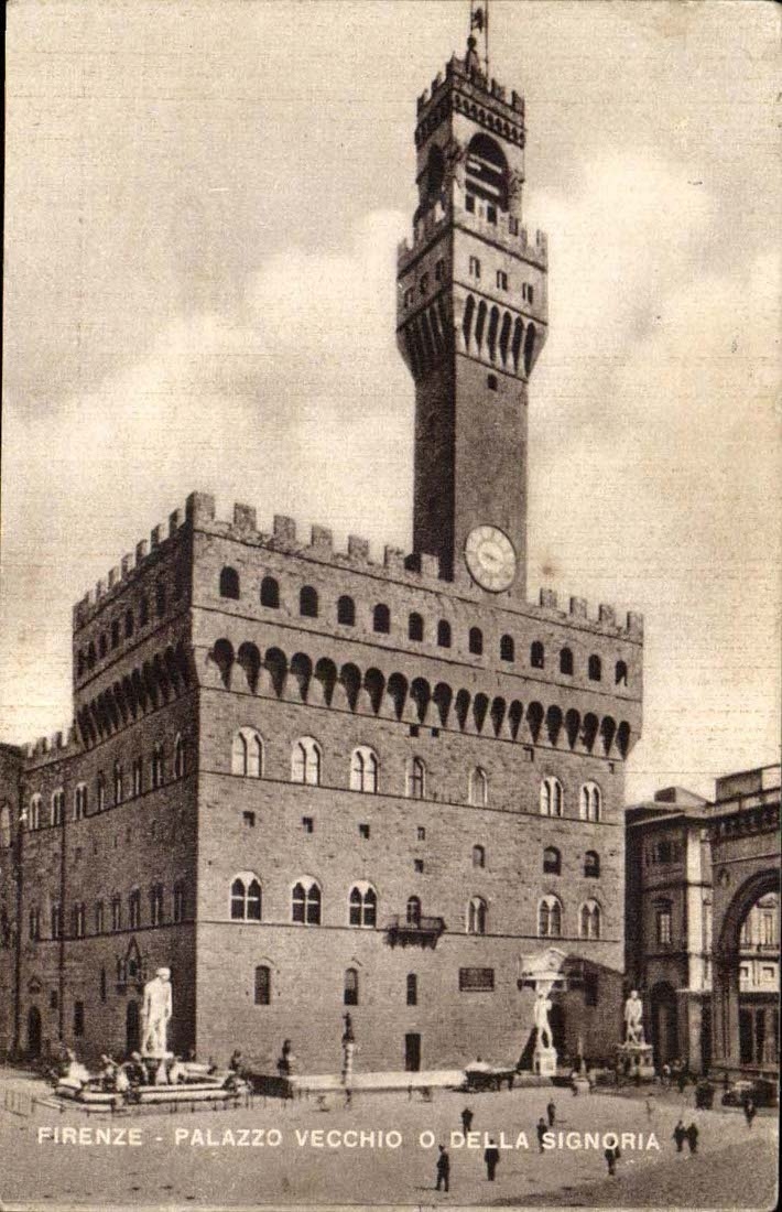 CPA Italy Italia Firenzz Palazzo Vecchio O Della Signoria