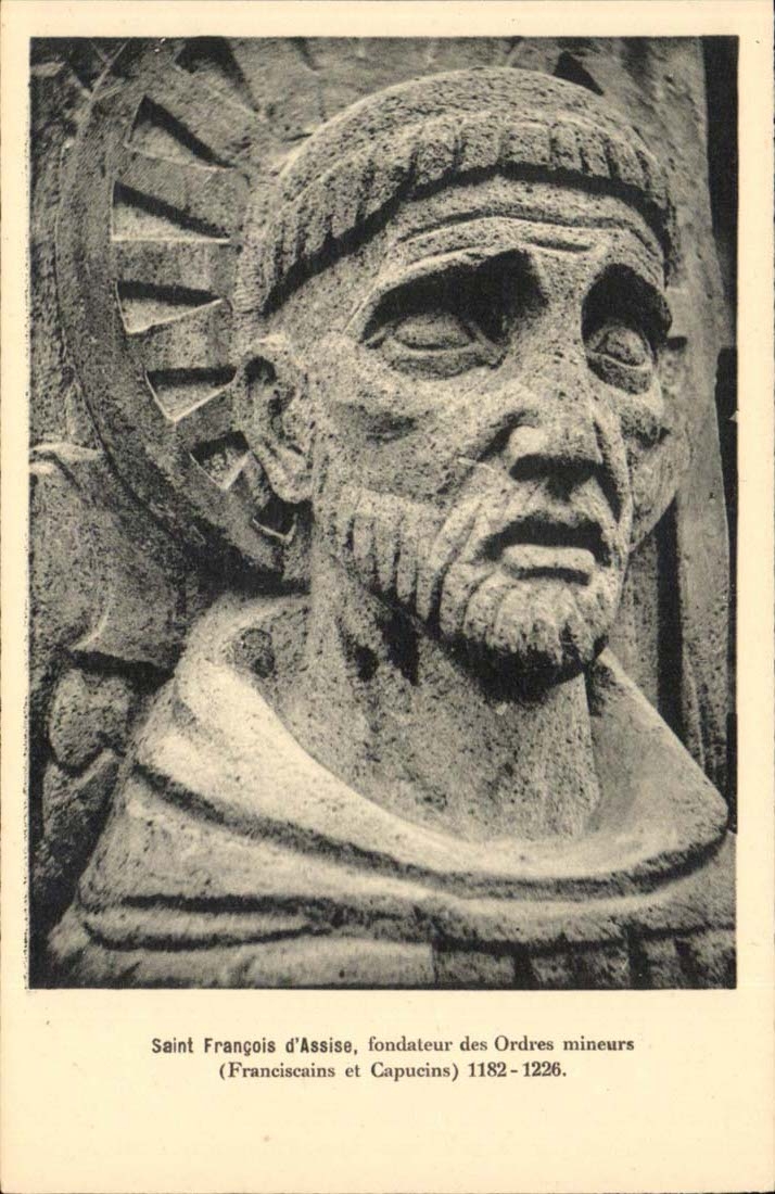 CPA Saint François d' Assise founder of the Minor orders (franciscains and Dominican) 1182 1226