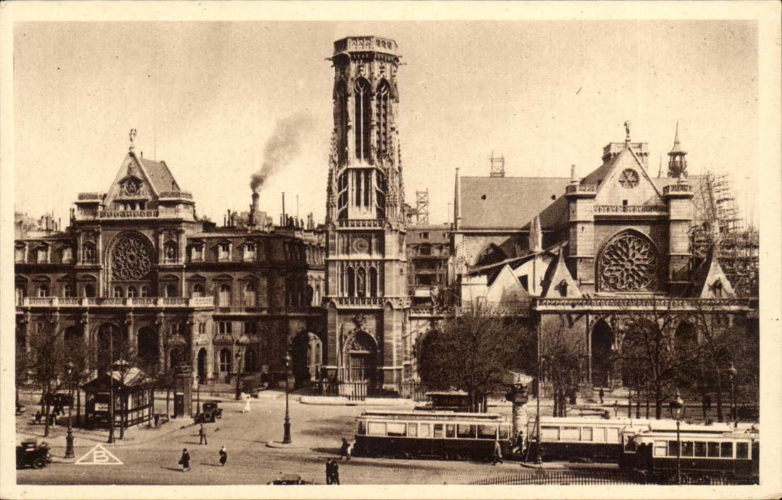 Deutsche Str Paris-CPA der Bewohner von Auxerre